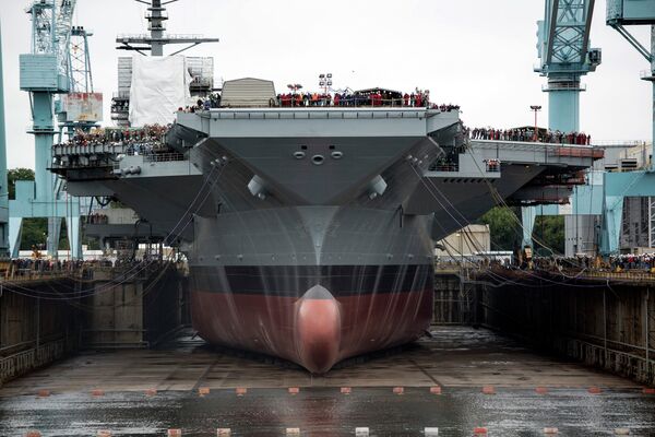 The USS Ford will be the only aircraft carrier in the Navy fleet to operate the Dual Brand Radar (DBR). The USS Ford will be the only aircraft carrier in the Navy fleet to operate the Dual Brand Radar (DBR). - Sputnik International