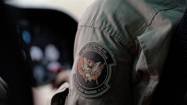 A US Customs and Border Protection Air and Marine agent's patch - Sputnik International