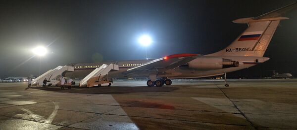 Russian plane with Russians evacuated from Yemen at the Chkalovsky Airport Russian plane with Russians evacuated from Yemen at the Chkalovsky Airport - Sputnik International