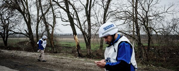 International observers of the Organization for Security and Co-operation in Europe (OSCE) - Sputnik International