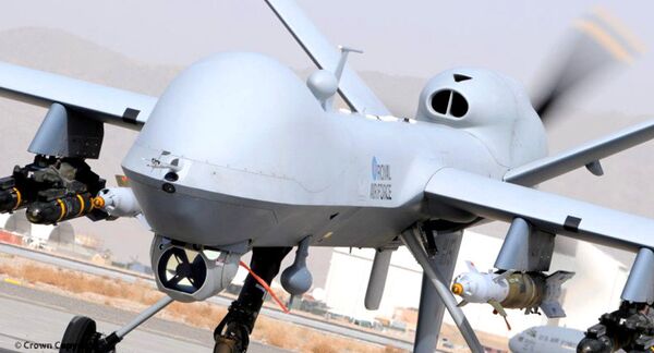 RAF Reaper MQ-9 remotely piloted air system RAF Reaper MQ-9 remotely piloted air system - Sputnik International