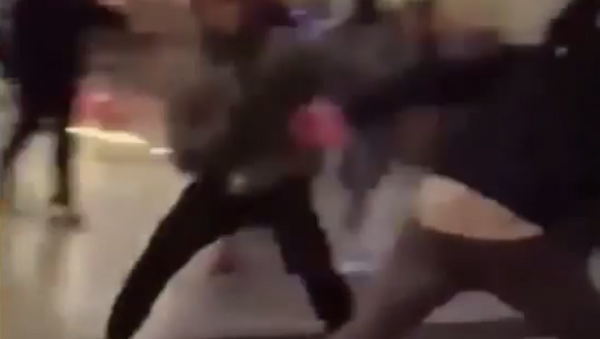 Screenshot of a brawl that broke out in a Queens Casino on April 4, 2015 - Sputnik International