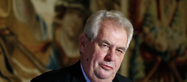 Czech Republic's President Milos Zeman Czech Republic's President Milos Zeman - Sputnik International