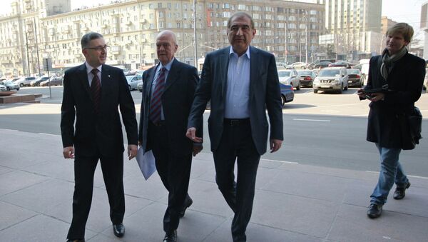 Syrian opposition delegates in Moscow - Sputnik International