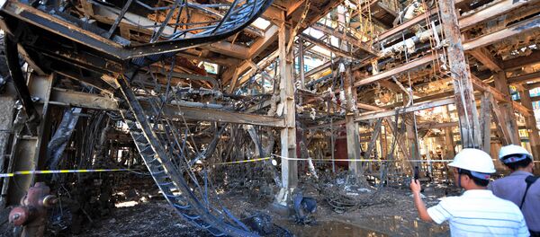 This Tuesday, July 30, 2013 photo released by China's Xinhua News Agency shows a burnt plant following an explosion at Zhangzhou city in southeastern Fujian province, China. File photo This Tuesday, July 30, 2013 photo released by China's Xinhua News Agency shows a burnt plant following an explosion at Zhangzhou city in southeastern Fujian province, China. File photo - Sputnik International