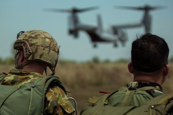Soldiers during the 2014 Balikatan exercises. Soldiers during the 2014 Balikatan exercises. - Sputnik International
