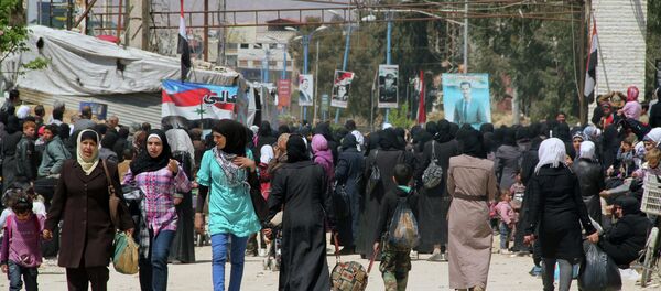 Yarmouk refugee camp in Damascus - Sputnik International