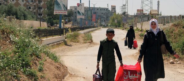 Yarmouk refugee camp in Damascus Yarmouk refugee camp in Damascus - Sputnik International