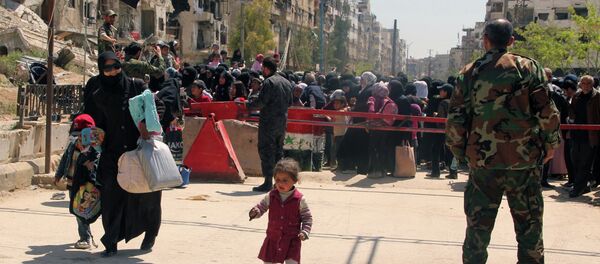 Yarmouk refugee camp in Damascus - Sputnik International