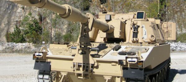 A United States Army's self-propelled howitzer - Sputnik International
