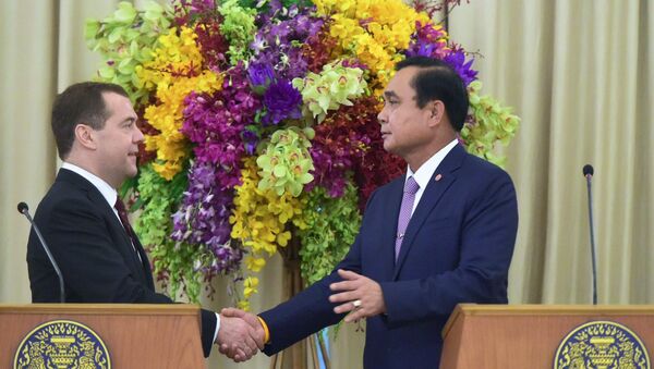 Prime Minister Dmitry Medvedev's official visit to Thailand - Sputnik International