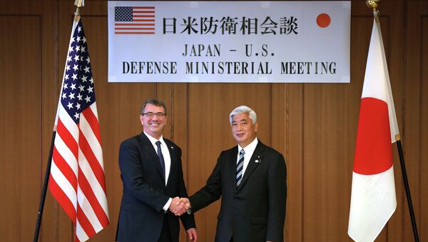 New US-Japan military guidelines will intensify joint efforts to deter North Korean aggression, US Defense Secretary Ashton Carter stated during a joint US-Japan press briefing on Monday. - Sputnik International