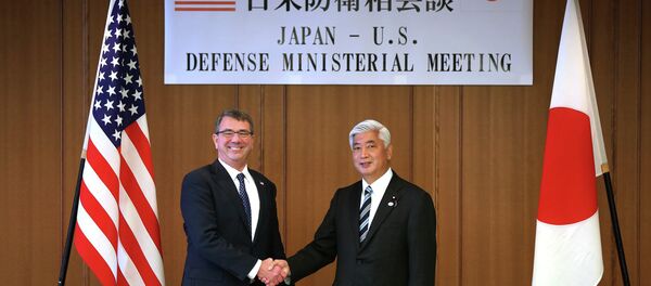 New US-Japan military guidelines will intensify joint efforts to deter North Korean aggression, US Defense Secretary Ashton Carter stated during a joint US-Japan press briefing on Monday. - Sputnik International
