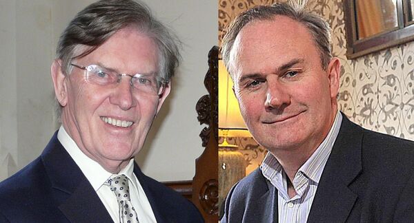 British Conservative MP Bill Cash (left) and his son William (right) - Sputnik International