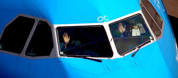 Pilots in a cockpit Pilots in a cockpit - Sputnik International