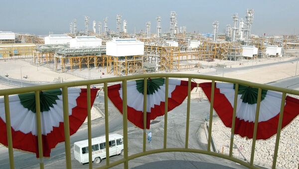 A general view of the facility of the phases 4 and 5 of South Pars gas field unseen, in Assalouyeh, southwestern Iran - Sputnik International