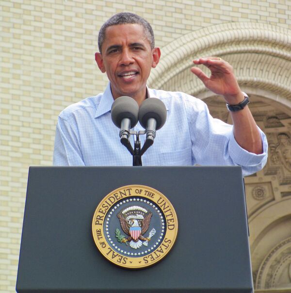 President Obama recently told the New York Times that the real threat for Sunni Arab allies of the US, like Saudi Arabia, come from their internal political and socioeconomic stresses, rather than from Iran. President Obama recently told the New York Times that the real threat for Sunni Arab allies of the US, like Saudi Arabia, come from their internal political and socioeconomic stresses, rather than from Iran. - Sputnik International