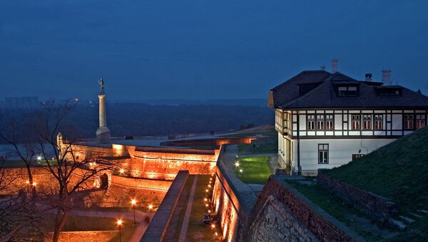 Kalemegdan Fortress at Night - Belgrade, Serbia - Sputnik International