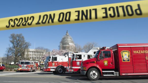 The DC Fire Department responds to reports of a shooting at the US Capitol in Washington, DC - Sputnik International