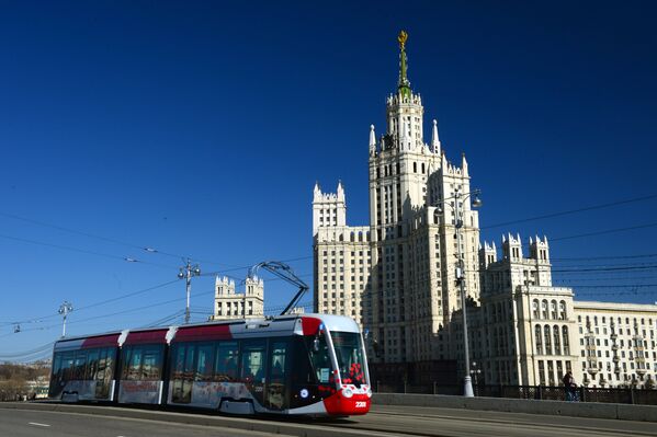 A Streetcar Named Moscow: Russian Capital Holds Annual Tram Parade - Sputnik International