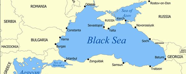 Black Sea map Black Sea map - Sputnik International