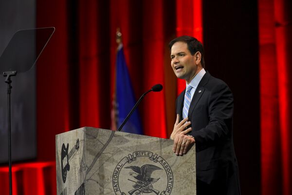 US Senator Florida Marco Rubio (R-FL) speaks during the National Rifle Association's annual meeting in Nashville, Tennessee April 10, 2015 - Sputnik International