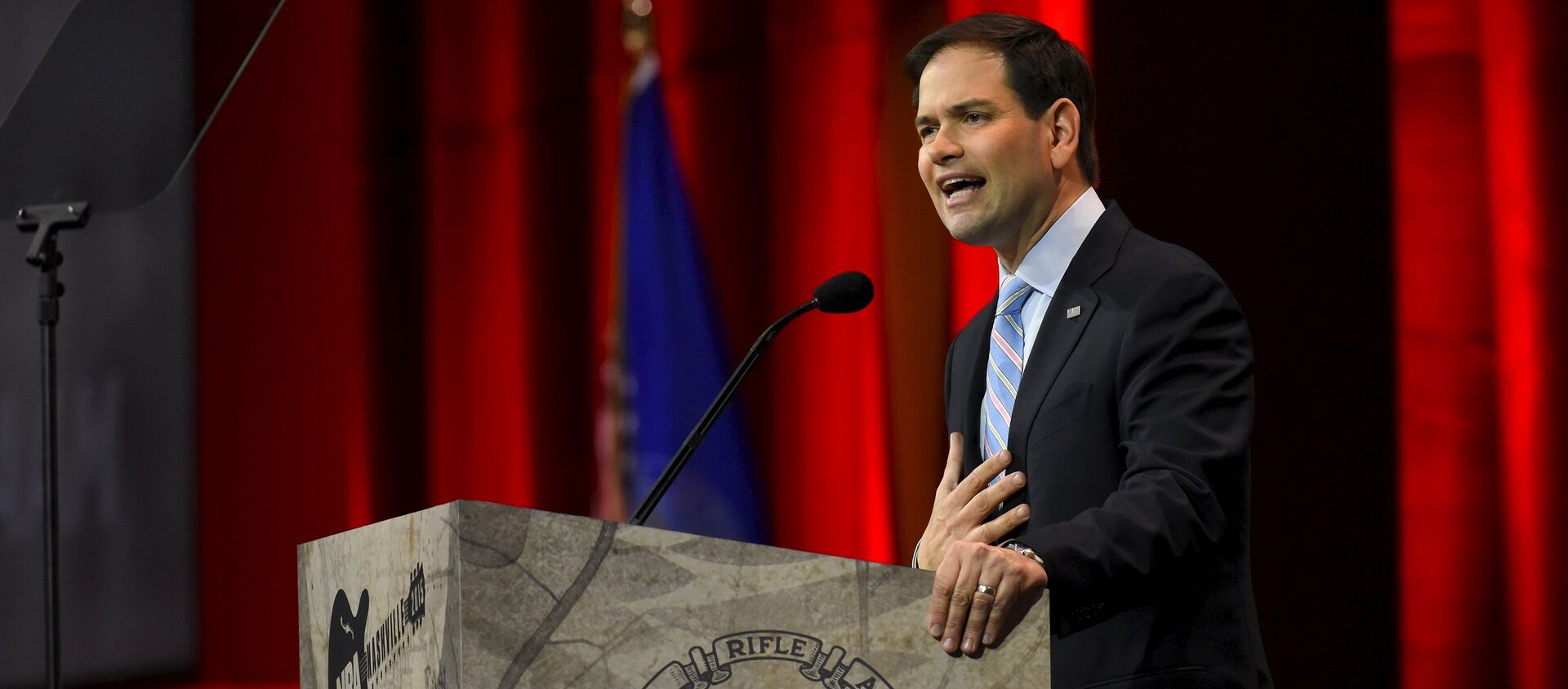 US Senator Florida Marco Rubio (R-FL) speaks during the National Rifle Association's annual meeting in Nashville, Tennessee April 10, 2015 - Sputnik International, 1920, 11.02.2021