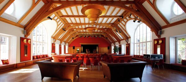 The concert hall of hotel castle Elmau in Kruen near Garmisch-Partenkirchen, Germany, Friday, March 20, 2015. The G7 summit will be held in June 2015 - Sputnik International