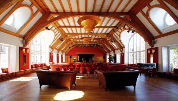 The concert hall of hotel castle Elmau in Kruen near Garmisch-Partenkirchen, Germany, Friday, March 20, 2015. The G7 summit will be held in June 2015 - Sputnik International