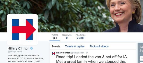 Hillary Clinton Twitter Hillary Clinton Twitter - Sputnik International