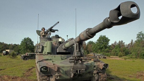 US Paladin M109A6 artillery system - Sputnik International