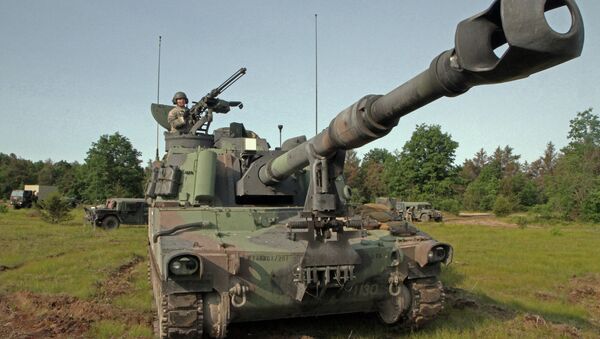 US Paladin M109A6 artillery system - Sputnik International