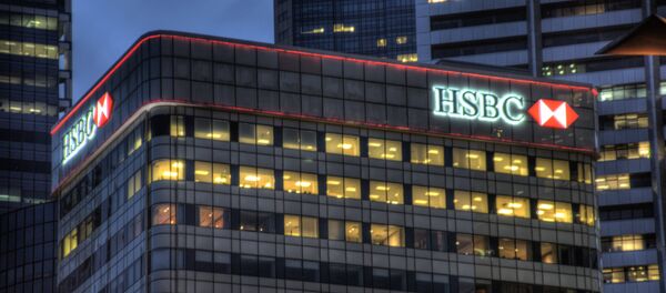 The new cladding of HSBC Building. The new cladding of HSBC Building. - Sputnik International