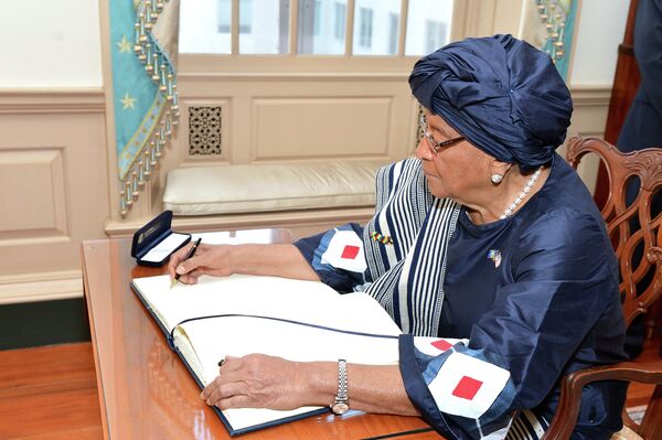 Liberian President Ellen Johnson Sirleaf - Sputnik International