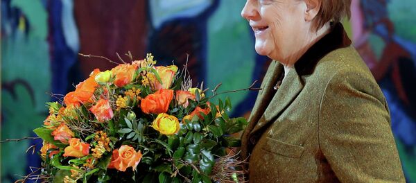 Angela Merkel (since Nov 22, 2005) is Germany's first woman Chancellor. In 2007, Merkel chaired the G8, the second woman after Margaret Thatcher to do so. Described as 'the de facto leader of the EU' she has been ranked as the world's second most powerful person by Forbes magazine in the past, the highest ranking ever for a woman. Angela Merkel (since Nov 22, 2005) is Germany's first woman Chancellor. In 2007, Merkel chaired the G8, the second woman after Margaret Thatcher to do so. Described as 'the de facto leader of the EU' she has been ranked as the world's second most powerful person by Forbes magazine in the past, the highest ranking ever for a woman. - Sputnik International