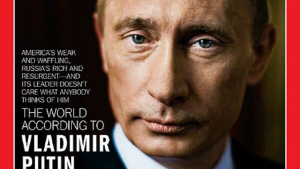 Vladimir Putin on Time cover - Sputnik International