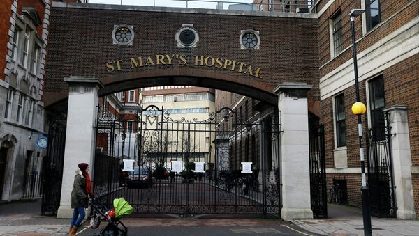 A view of St Mary's Hospital in Paddington, in London - Sputnik International