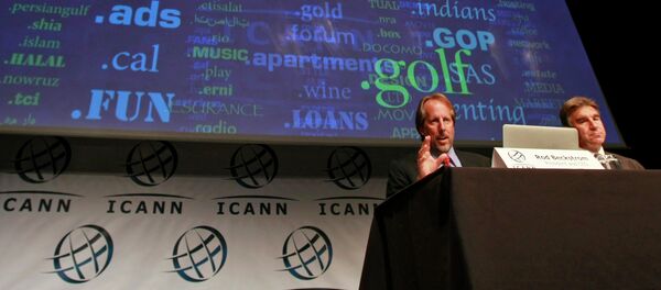 ICANN President and Chief Executive Rod Beckstrom speaks on expanding the number of domain name suffixes during a press conference in London. ICANN President and Chief Executive Rod Beckstrom speaks on expanding the number of domain name suffixes during a press conference in London. - Sputnik International