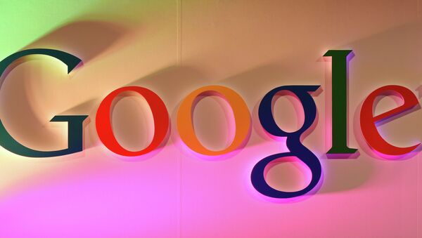 The Google logo is displayed during the Google Impact Challenge, Japan - Sputnik International