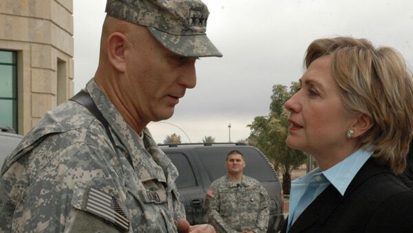 Iraq Clinton visit - Sputnik International