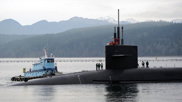The Ohio-class ballistic-missile submarine USS Alabama - Sputnik International