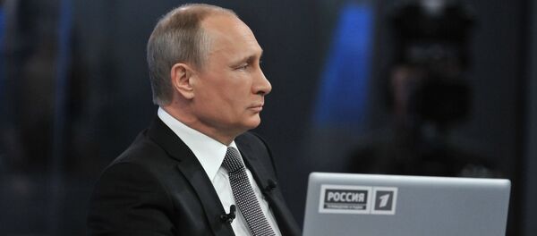 Live broadcast with Vladimir Putin Live broadcast with Vladimir Putin - Sputnik International