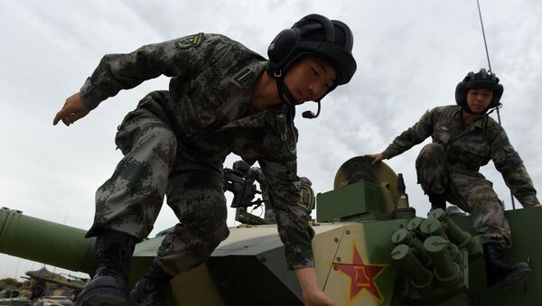Chinese People's Liberation Army cadets - Sputnik International