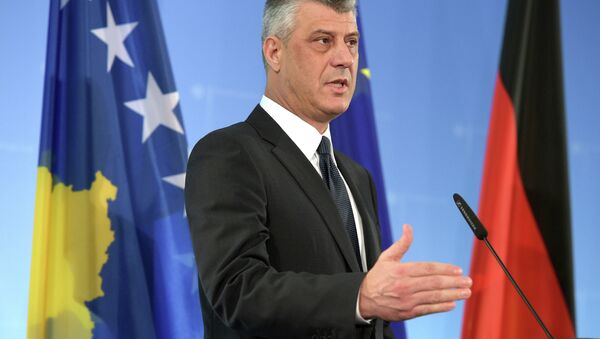 Kosovo's foreign minister Hashim Thaci - Sputnik International