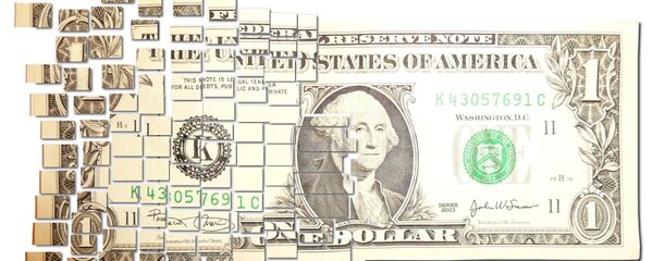 Torn & Cut One Dollar Note - Sputnik International