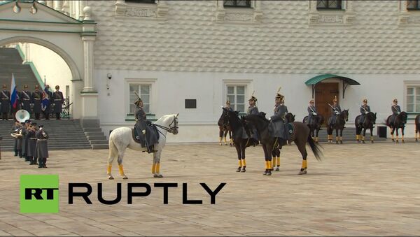 Russia: See the first cavalry guard change of 2015 - Sputnik International