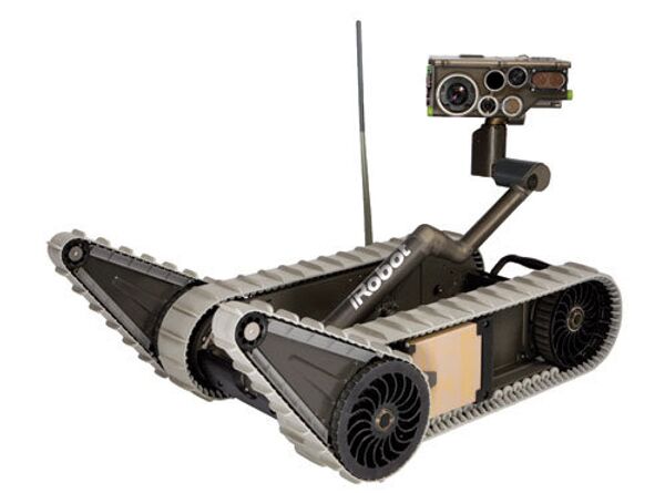 The XM1216 is a lightweight, man portable Small Unmanned Ground Vehicle (SUGV) manufactured by iRobot. The XM1216 is a lightweight, man portable Small Unmanned Ground Vehicle (SUGV) manufactured by iRobot. - Sputnik International