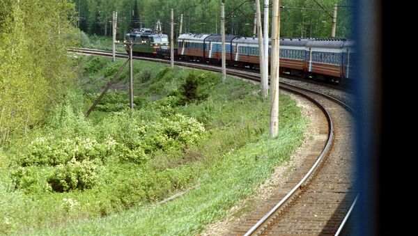 The Trans-Siberian Mainline in Russia's Irkutsk Region - Sputnik International