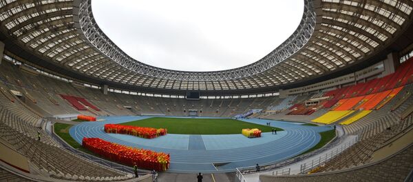 Renovation of Luzhniki stadium for 2018 football World Cup Renovation of Luzhniki stadium for 2018 football World Cup - Sputnik International