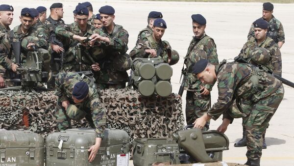 Lebanese army soldiers. File photo - Sputnik International
